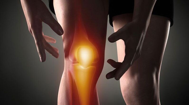 Disorders of metabolic processes in joint structures can cause knee pain