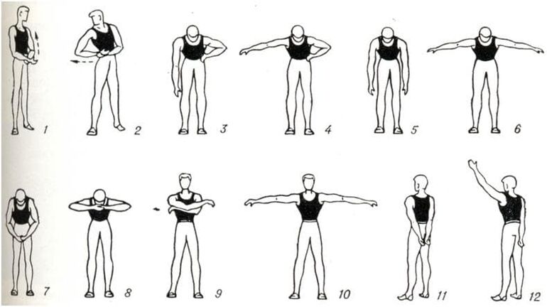 Basic Exercises for the Treatment and Restoration of Mobility in the Shoulder Joint in Arthrosis