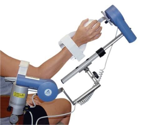 Mechanotherapy for arthrosis of the shoulder joint for early recovery of muscles and ligaments