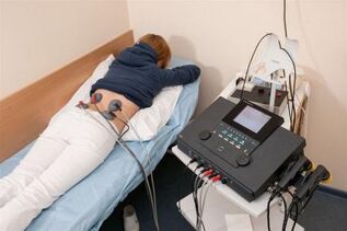 Electrophoresis for the treatment of low back pain and relief of the inflammatory process