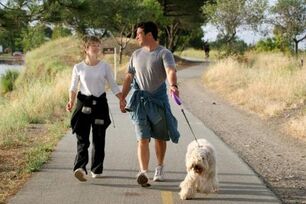 Outdoor walking with frequent low back pain